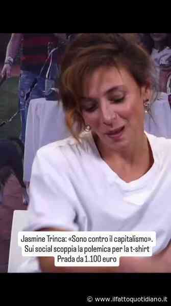 “Per me la produttività è un film horror”: Jasmine Trinca si scaglia contro il capitalismo indossando una t-shirt Prada da 1100 euro, è polemica