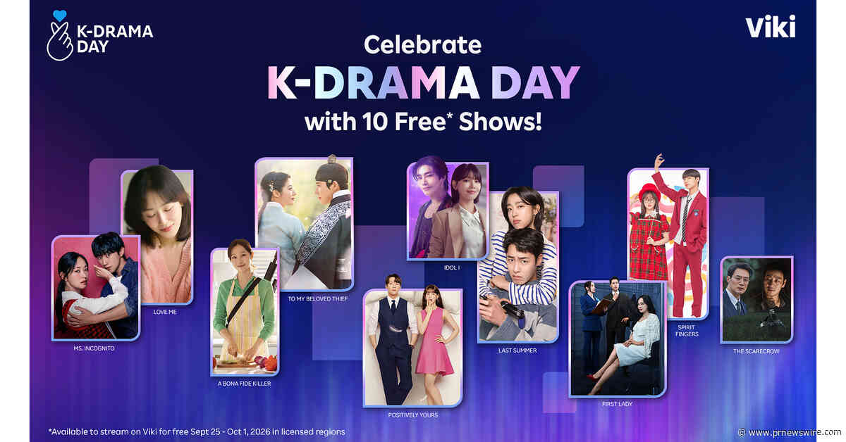 RAKUTEN VIKI'S K-DRAMA DAY RETURNS FOR THE FOURTH YEAR: CELEBRATE WITH FREE SHOWS, SPECIAL PRIZES, TALENT EXCLUSIVES AND MORE