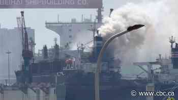 25 people killed in commercial ship fire in China