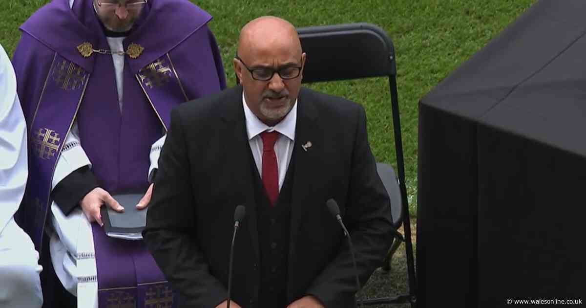 Billy Boston's son pays tearful tribute at dad's funeral as announcement made during ceremony