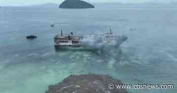 Deadly fire on ferry off Philippines leaves dozens of people missing