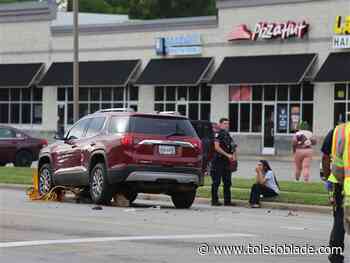 Pedestrian in critical condition after being struck by vehicle