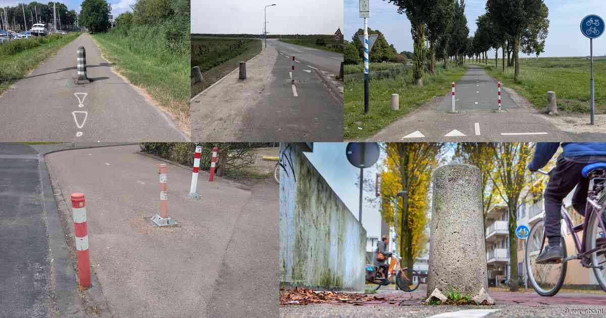Let op, paaltje! Waar staat volgens jou zo’n levensgevaarlijk obstakel op het fietspad?