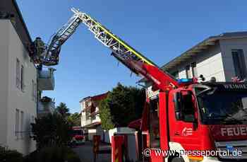 FW Weinheim: Zwei Hilfeleistungseinsätze für die Feuerwehr Weinheim