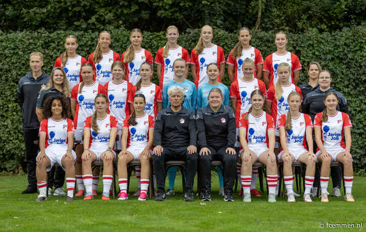 Historische thuiswedstrijd voor FC Emmen MO17