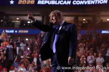 Trump claims his love-fest convention beat NFL opening night in ratings - despite networks not covering the event