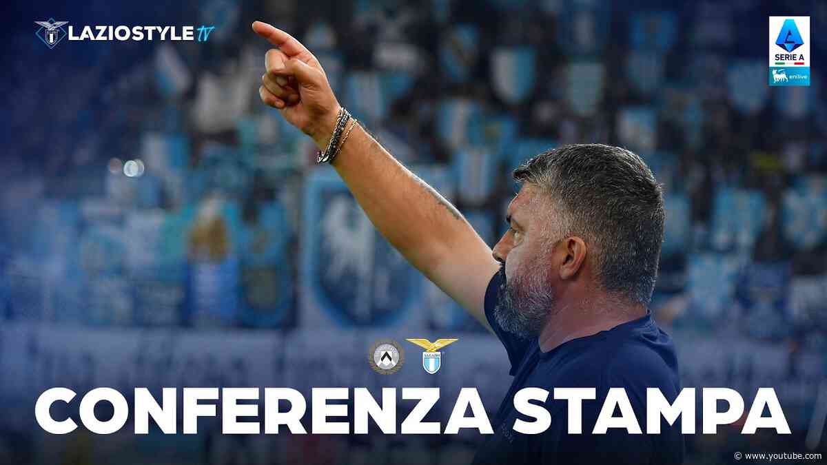 🎙️ LA CONFERENZA STAMPA DI GATTUSO E GUDMUNDSSON DOPO UDINESE-LAZIO