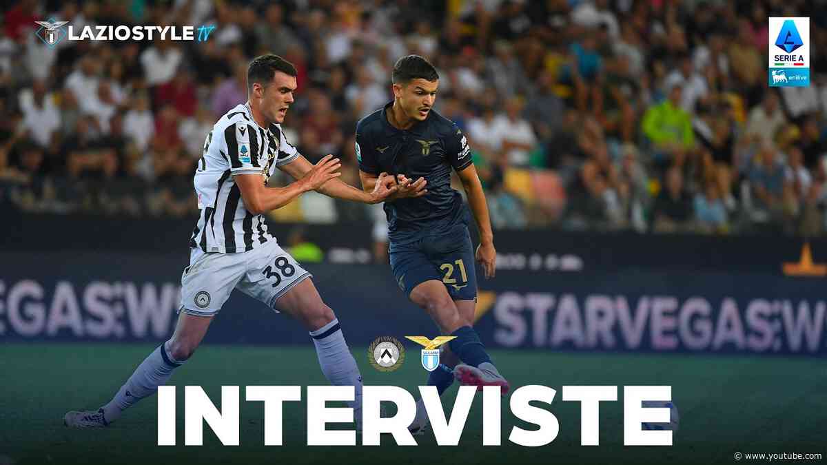 🎙️ LE INTERVISTE DI GATTUSO, BELAHYANE E GUDMUNDSSON DOPO UDINESE-LAZIO