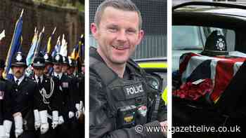 Silence falls and heads bow at moving ceremonial funeral of ex-veteran PC Tom Clough