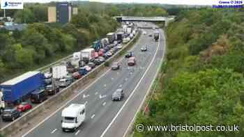 M4 traffic held with long delays between Bristol and Bath