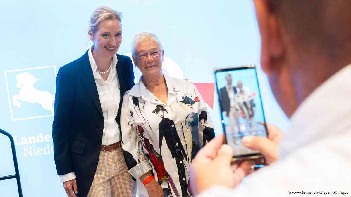 Alice Weidel in Niedersachsen umjubelt: Ganz am Schluss wird sie plötzlich laut