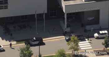 Threat prompts hold at Apex High School; police say it was not credible