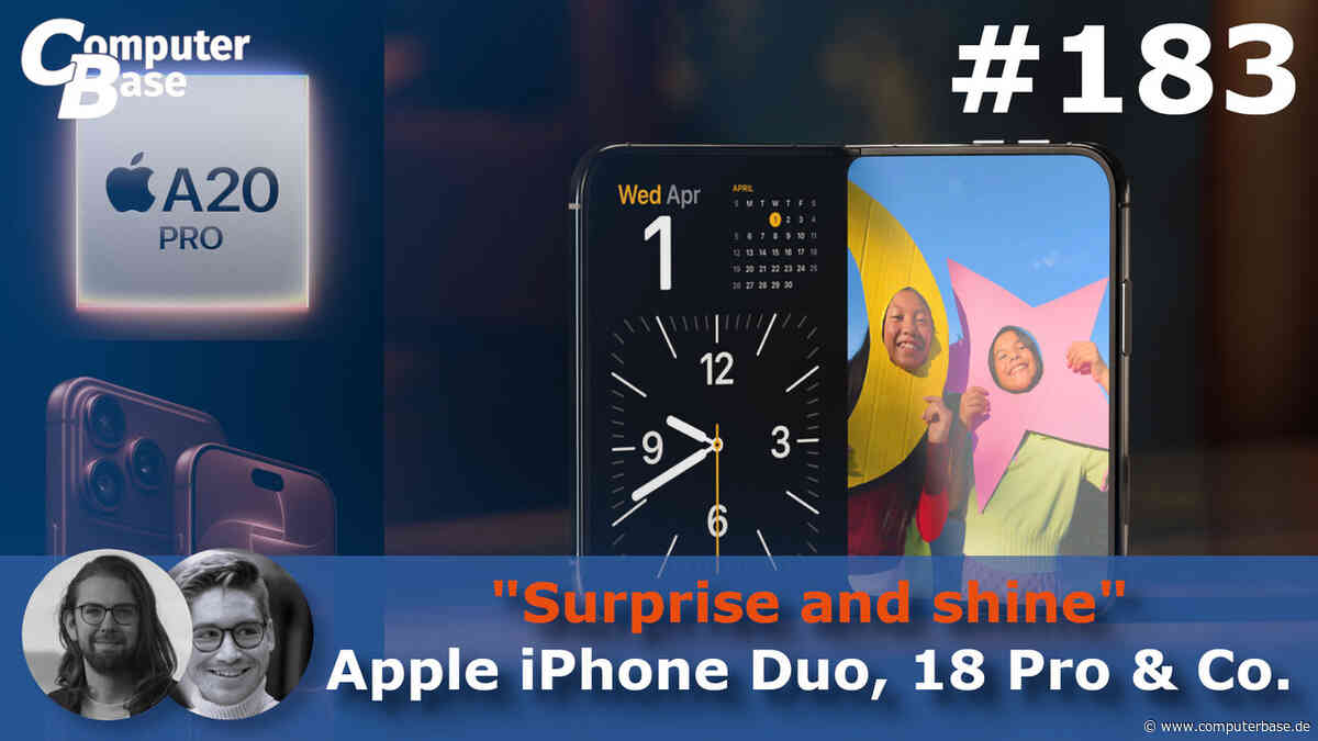 CB-Funk-Podcast #183: Apple iPhone Duo, iPhone 18 Pro und mehr vorgestellt