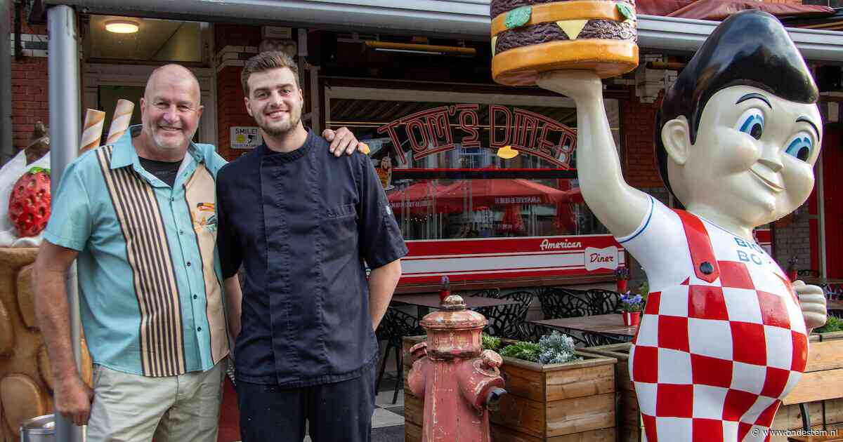 Tom’s Diner in Roosendaal verkoopt een Amerikaanse droom met megaburgers en retrokitsch