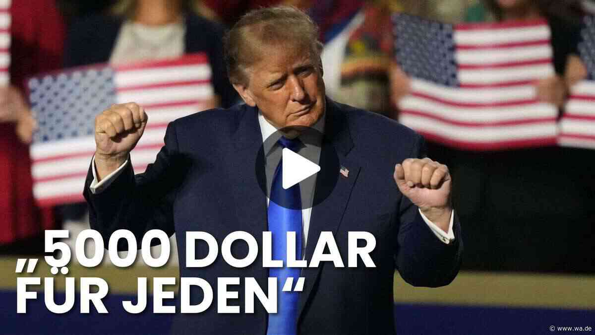 Midterms stehen an: Trump verspricht US-Bürgern 5000 Dollar