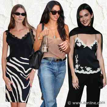 Celebs Prove the Lace Cami Is Fall’s Coolest Going-Out Top
