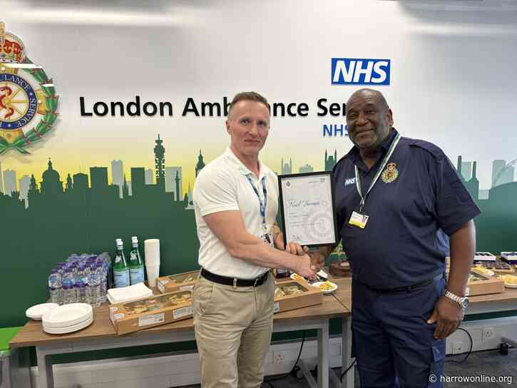 Former Wembley paramedic celebrates 50 years with London Ambulance Service