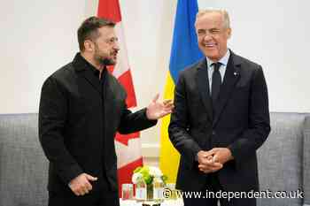 Zelensky meets with Mark Carney in Canada seeking Ukrainian military support