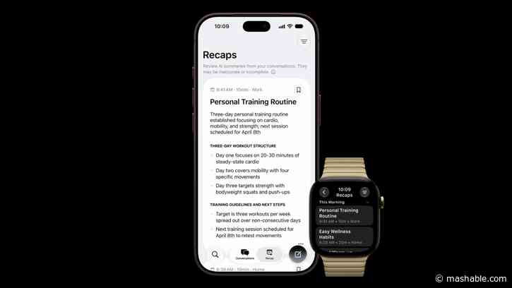 Apples Siri Recap will remember your conversations for you