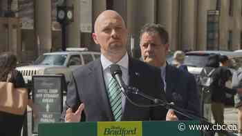 Brad Bradford says he will put a Toronto police outpost in Union Station if he’s elected mayor