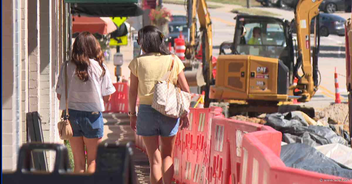Downtown Apex businesses feel construction strain as Salem Street project stretches