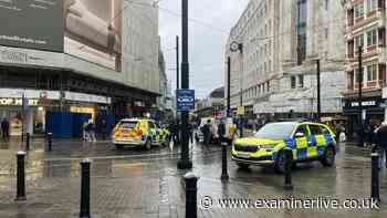 Armed police respond after two people injured in dog attack in city centre