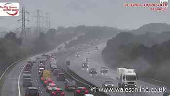 Crash brought M4 near Cardiff to standstill