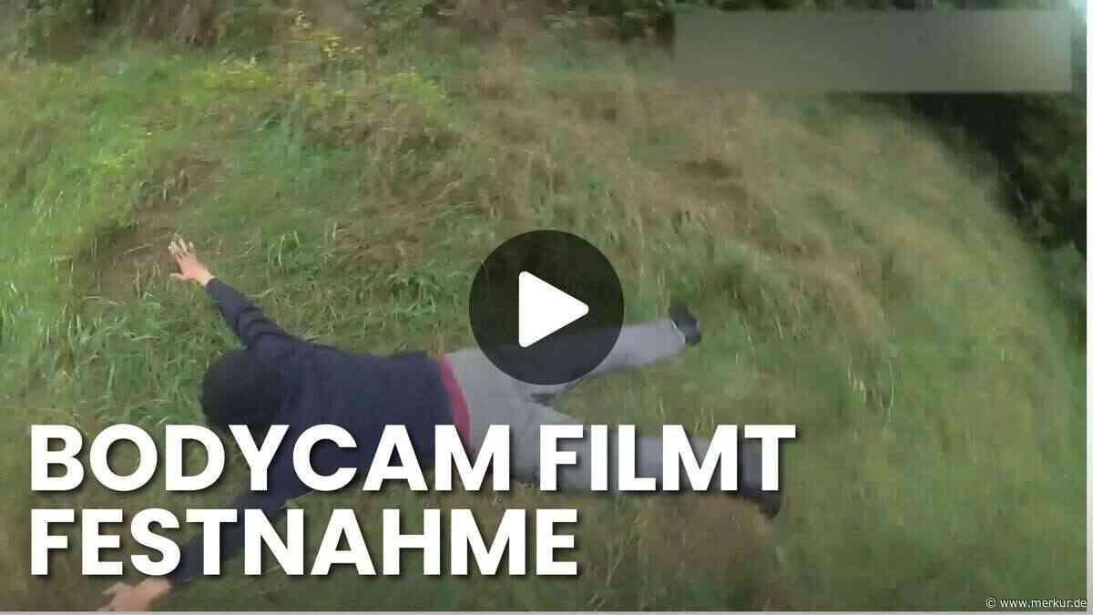 Bodycam filmt Festnahme: Polizisten fassen mutmaßlichen Strom-Saboteur 
