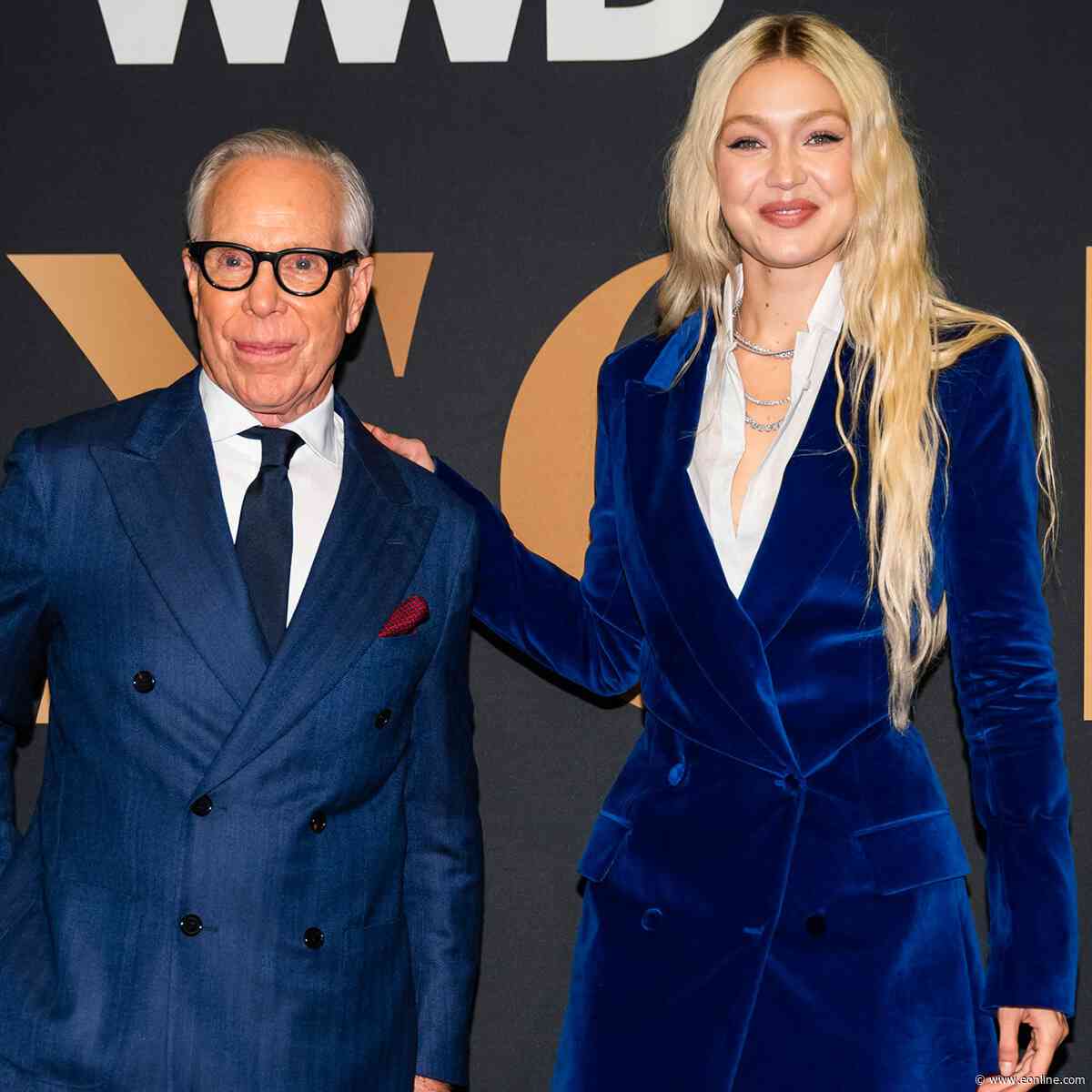 Gigi Hadid Plays Security as Daughter Khai Practices Runway Walk