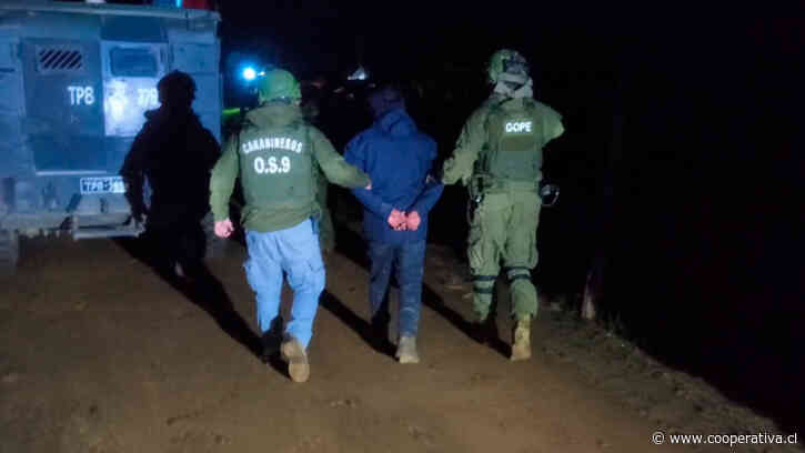 Tres detenidos dejaron operativos por tráfico de droga en Ercilla y Angol