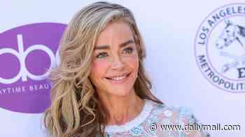Denise Richards, 55, shows off her age-defying visage after $200,000 facelift as she poses with her plastic surgeon at Daytime Beauty Awards