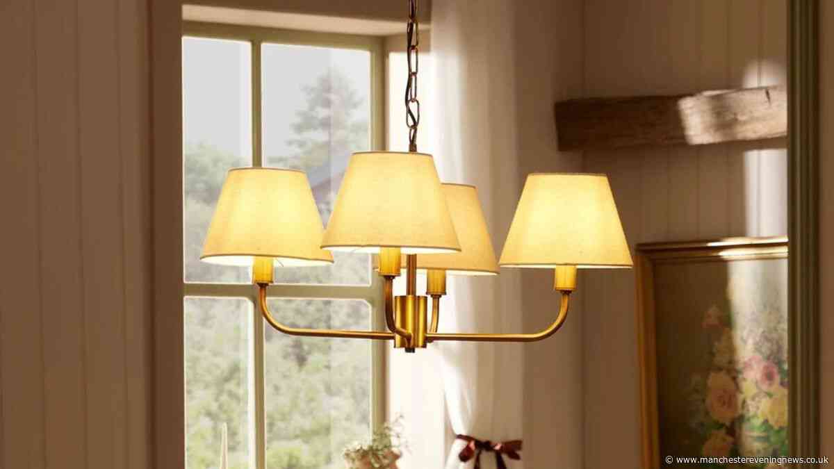 Dusk's 'beautiful' £89 chandelier reduced to £45 'looks expensive in our living room'