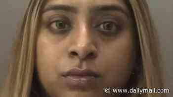 Speeding female driver who lost control of Audi killing man on pavement and injuring another is jailed for four-and-a-half years
