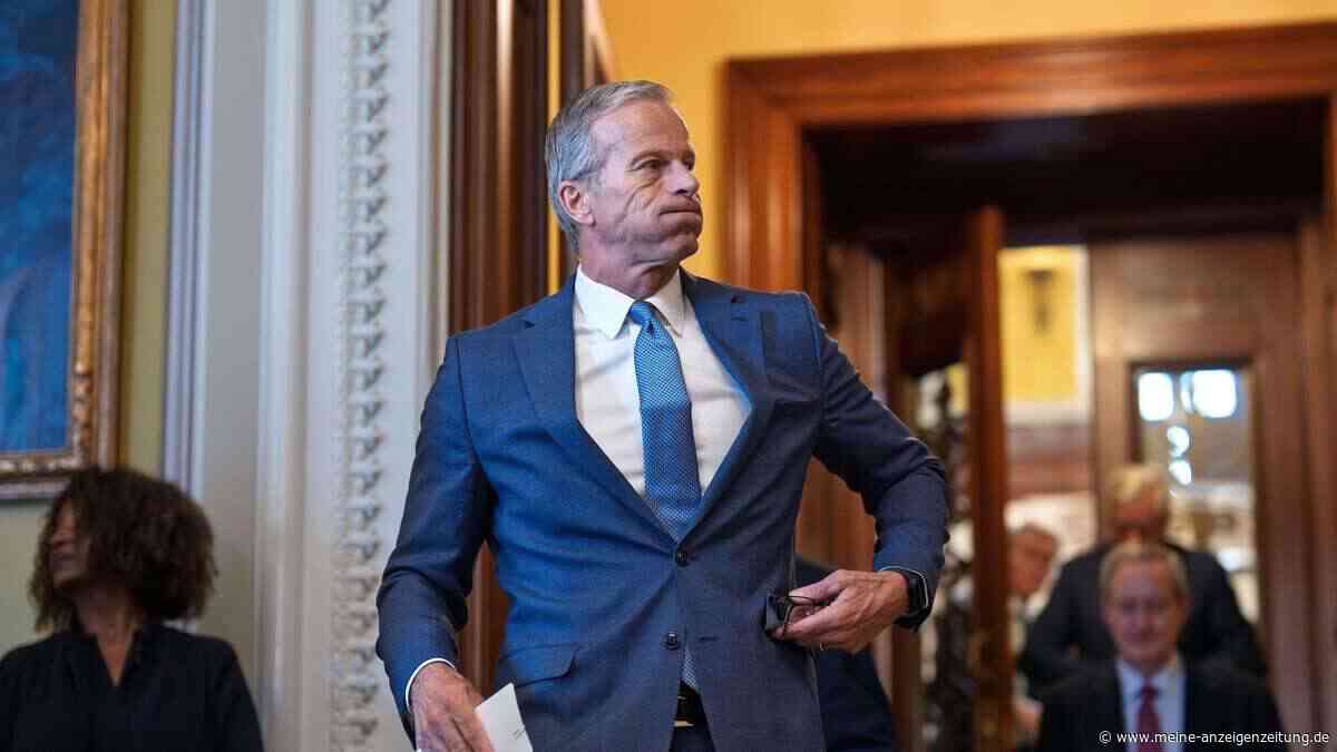 John Thune auf dem Republikaner-Parteitag vor Donald Trump lautstark ausgebuht
