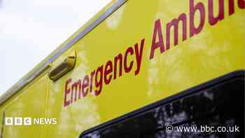 Pedestrian dies after collision with ambulance