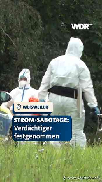 Festnahme: Tatverdächtiger nach Sabotage auf Hochspannungsleitungen | #WDR #Polizei #Sabotage #news