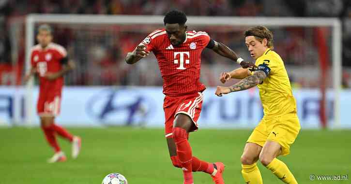 Kanonskogel van Davies brengt Bayern in veilige haven, United leidt ruim tegen CL-debutant, assist voor Malen