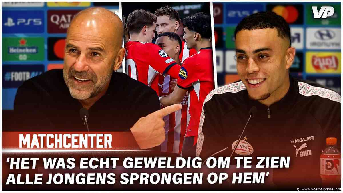 Bosz over uniek kleedkamermoment: 'Daar zijn we als PSV heel trots op'