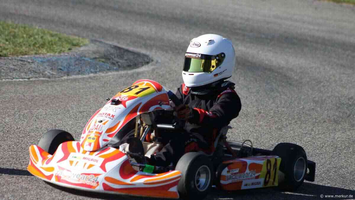 Neunjähriger gewinnt erstes internationales Kartrennen in Frankreich