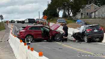 1 person dead after 2-vehicle collision closes part of Hwy 6 between Guelph and Fergus