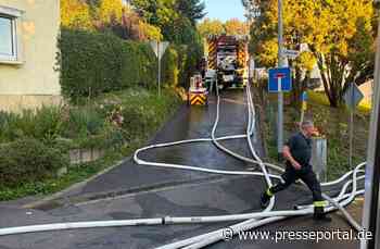 FW Hennef: B4 - Dachstuhlbrand, Sirenenalarm in Hennef