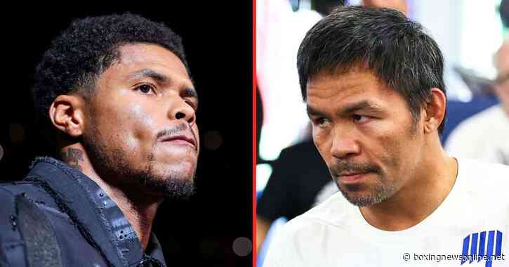 Shakur Stevenson finally responds to reports of fighting ‘legend’ Manny Pacquiao next
