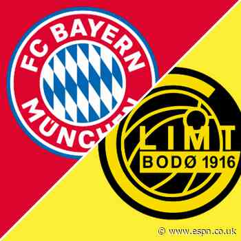 Bayern rout UCL darlings Bodo with 2nd-half flurry