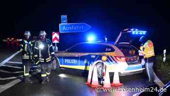 Schwerer Unfall bei Achenmühle: A8-Anschlussstelle und RO5 für viele Stunden gesperrt