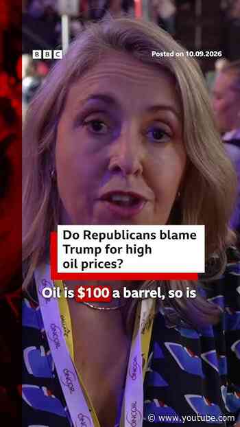 Do Republicans blame Trump for high oil prices? #BBCNews