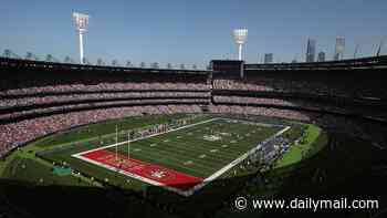 'All that way to see nothing': NFL fans blast 'horrible' view at 49ers-Rams game in Melbourne... with seats miles away from the action in cricket ground