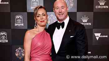 Former Carlton boss Luke Sayers apologises to ex-wife Cate as explosive defamation showdown over 'd*** pic' scandal is dramatically settled