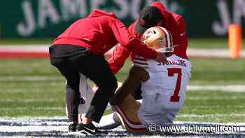 San Francisco 49ers injury curse strikes again as star rookie De'Zhaun Stribling limps off early in NFL debut