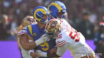Follow live: Mike Evans snatches TD over defender as 49ers extend lead over Rams