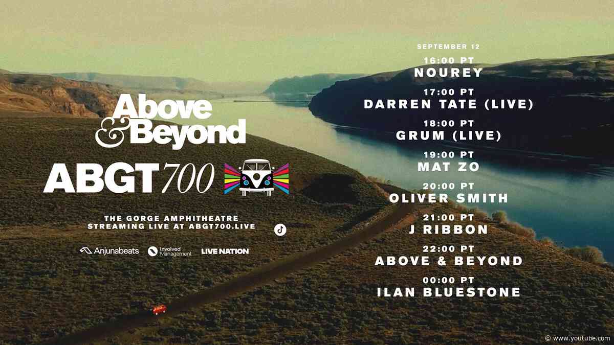 Above & Beyond: Group Therapy 700 live from The Gorge Amphitheatre, Washington #ABGT700